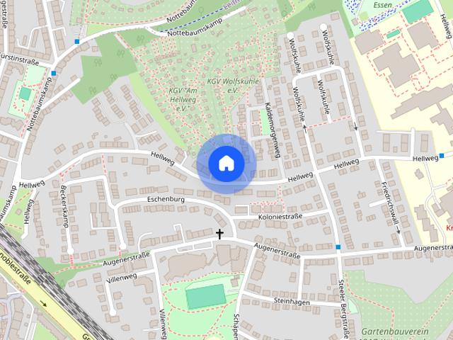 Gemütlich unterkommen – Wohnen in Essen Steele mit einer großzügigen Terrasse und Garten