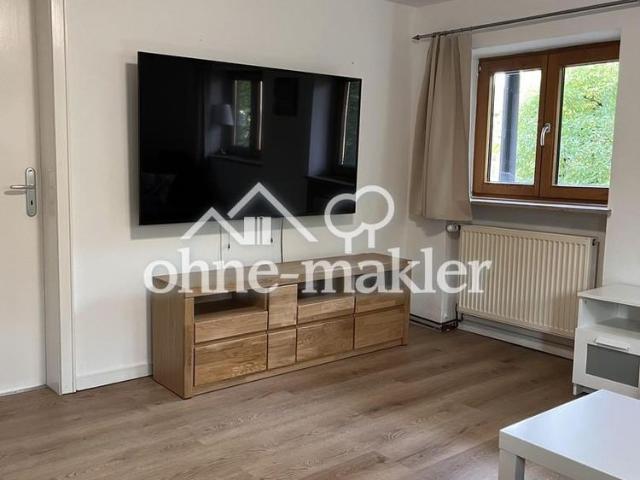 Gemütliche möblierte Wohnung mit Blick ins Grüne
