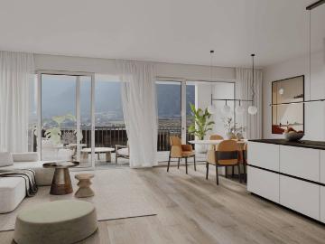 GEMÜTLICHE NEUBAU TERRASSENWOHNUNG MIT ATEMBERAUBENDEN AUSSICHTEN!