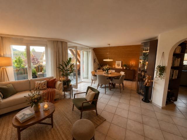 Gemütliche Dachwohnung mit schöner Terrasse