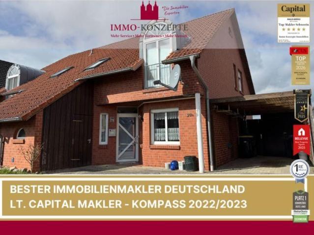 Gemütliche Doppelhaushälfte in ruhiger Sackgassenlage mit Garten und Carport