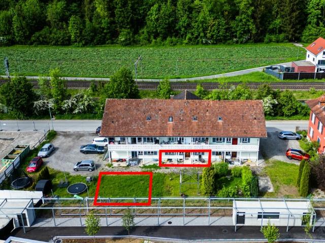 Gemütliche Erdgeschosswohnung mit Gartenanteil in Bürglen TG