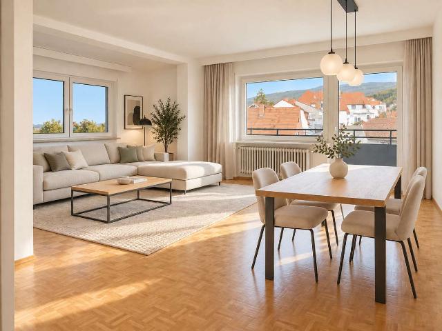 Gemütliche Penthouse Wohnung mit 3,5 Zimmern in bester zentraler Lage