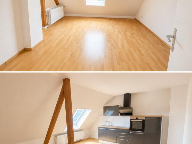 Gemütliche renovierte Dachgeschosswohnung in zentraler Lage direkt bei der Straßenbahn