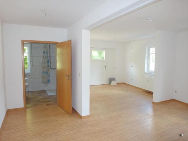 Gemütliche Singlewohnung mit Laminatboden, offener Küche & Bad mit Dusche