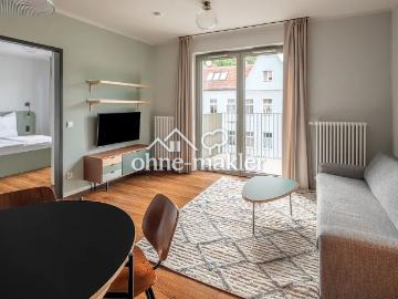 Gemütliche unbefristete 2 Zimmer Wohnung mit offenem Wohnbereich und Balkon im RIX Neukölln