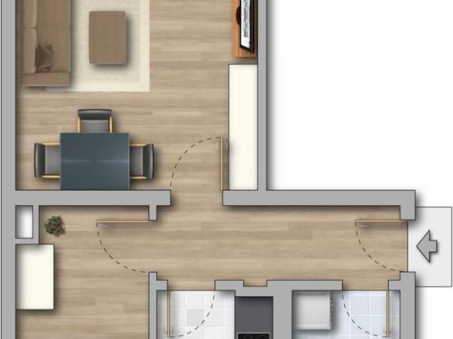Gemütliche und moderne Zweiraumwohnung alles neu!