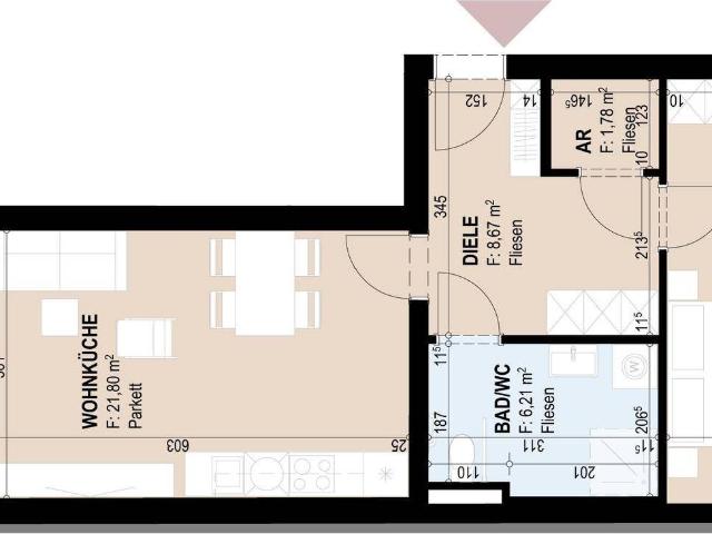 Gemütliche Wohnung mit großzügigem Balkon