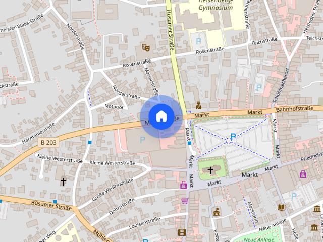 Gemütliche & zentrale Obergeschosswohnung mit Garten in Heide sucht neuen Mieter!