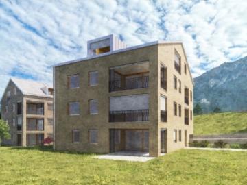 Andeer, Viamala, Graubünden - Aufzug, Parkplatz