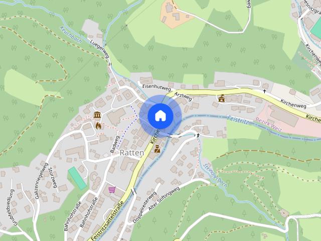 Gemütliche 2 Zimmer Apartmentwohnung mit Gartennutzung in Ratten