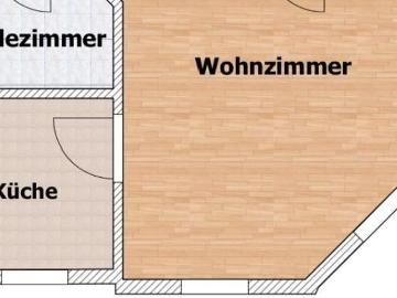 Gemütliche 2 Zimmer Wohnung im 1.Stock