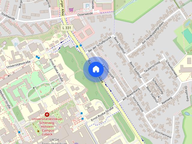 Gemütliche 2 Zimmer Wohnung mit Balkon in Lübeck St. Jürgen – Nähe Universität