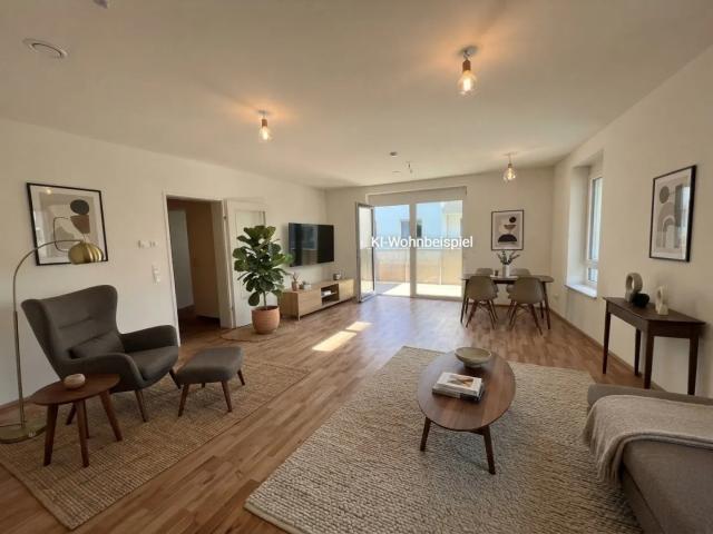 Gemütliche 2 Zimmer Wohnung mit Balkon & Loggia Erstbezug