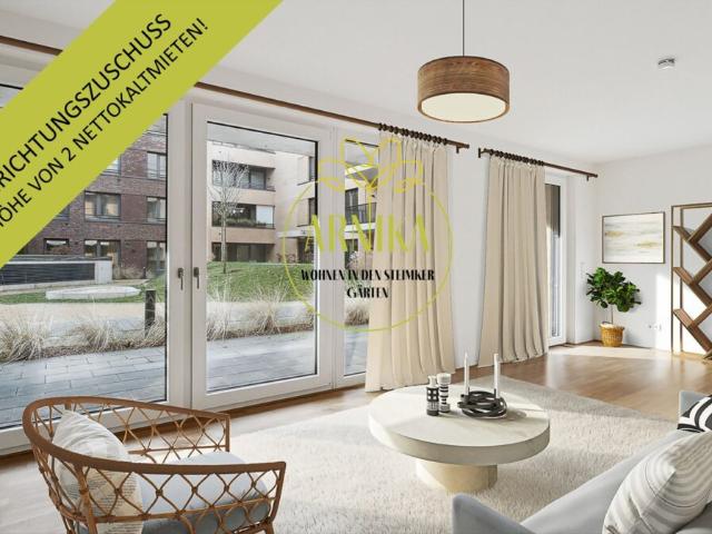 Gemütliche 2 Zimmer Wohnung mit EBK und Terrasse + 2 mietfreie Monate