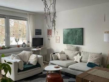 Gemütliche 2 Zimmer Wohnung mit großem Balkon in Bremen Lesum