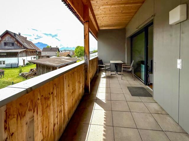 Gemütliche 2 Zimmer Wohnung mit großer Terrasse in Sulz zu vermieten
