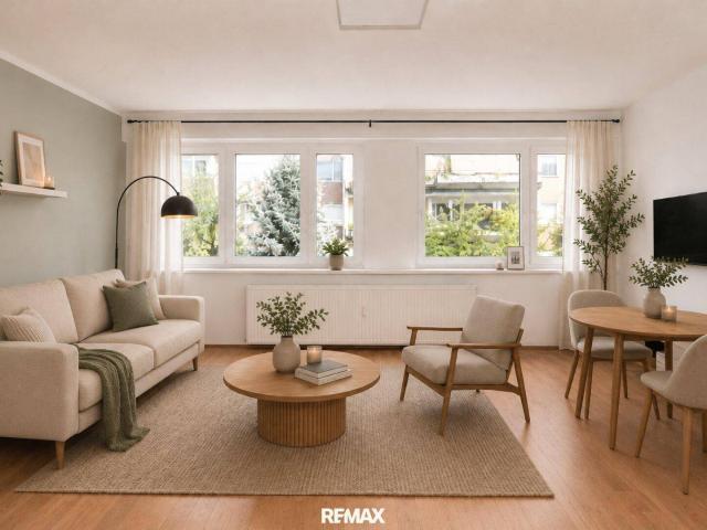 Gemütliche 2 Zimmer Wohnung mit zentraler Raumaufteilung in Grün /Ruhelage!