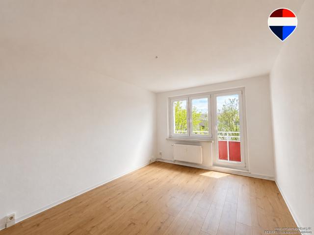 Gemütliche 3 R Wohnung mit sonnigem Balkon und Tageslichtbad