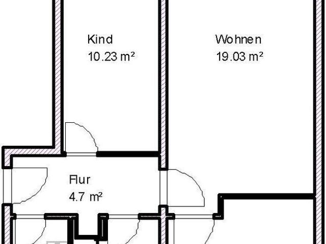 Gemütliche 3 Raum Wohnung mitten in der Stadt ab Dezember frei!