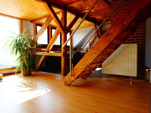 Gemütliche 3 Raumwohnung mit EBK, Kamin und 2 Dachterrassen