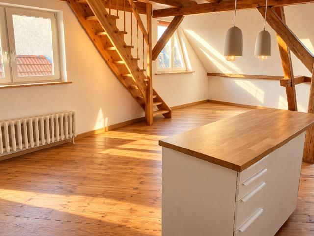 Gemütliche 3 Zimmer Dachgeschosswohnung + Garten Wismar, Markt, Innenstadt