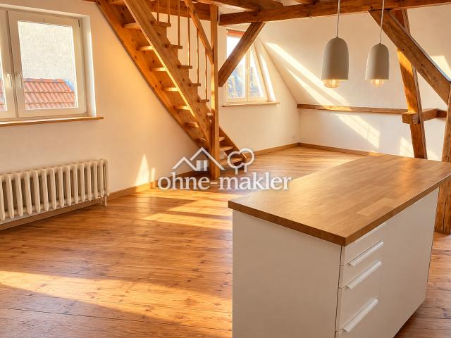 Gemütliche 3 Zimmer Dachgeschosswohnung + Garten Wismar, Markt, Innenstadt