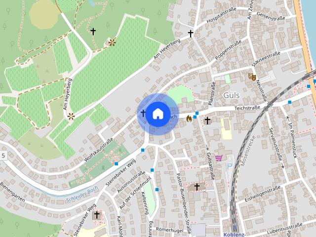 Gemütliche 3 ZKB Altbauwohnung mit Stellplatz in guter Lage von Koblenz Metternich