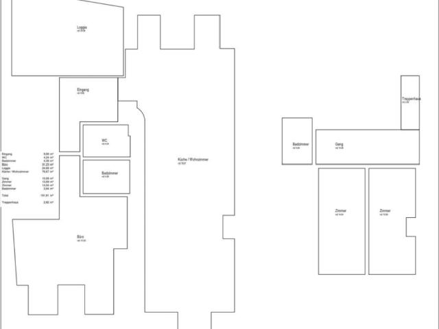 Gemütliche 4.5 Zimmer Maisonette Dachwohnung mit Sicht auf den Rhein