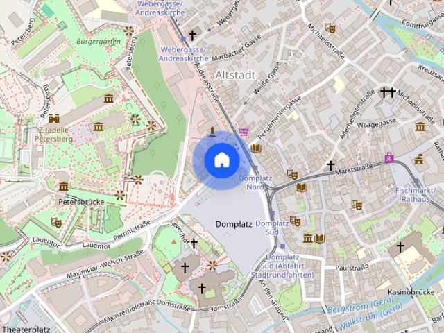 Gemütliches Wohnen in der historischen Erfurter Altstadt! 3 Zimmer Wohnung zu vermieten!