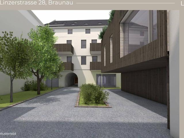 Gemütliches Wohnen in einer der prächtigsten Straßen der Braunauer Altstadt