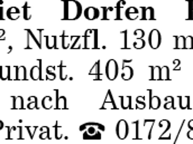 Gemeindegebiet Dorfen EFH