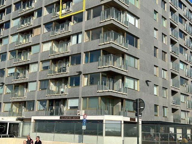 Gemeubeld appartement op zeedijk frontaal zeezicht