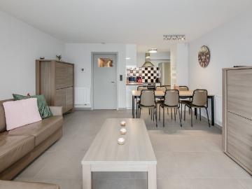 Gemeubeld appartement met 2 slaapkamers in Oostduinkerke bad