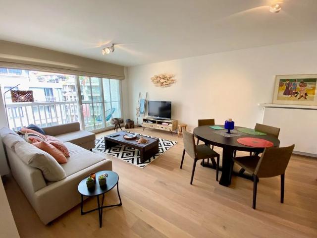 GEMEUBELD: Heel gezellig en perfect onderhouden appartement, gelegen in de Zoutelaan