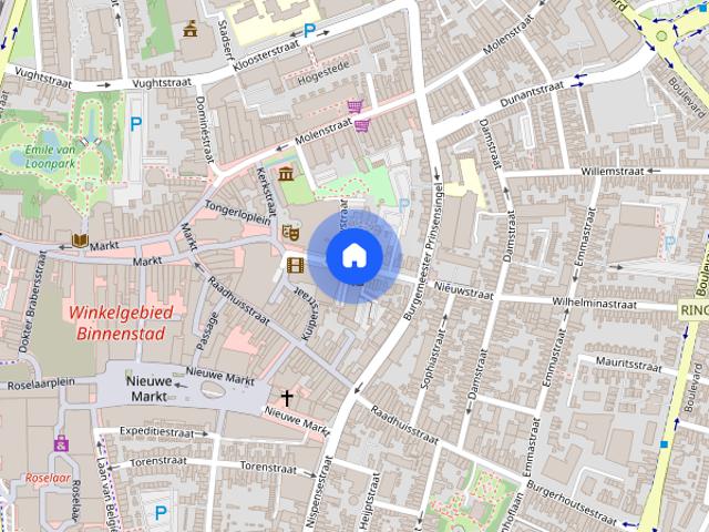 Gemeubileerd appartement geschikt voor 2 personen