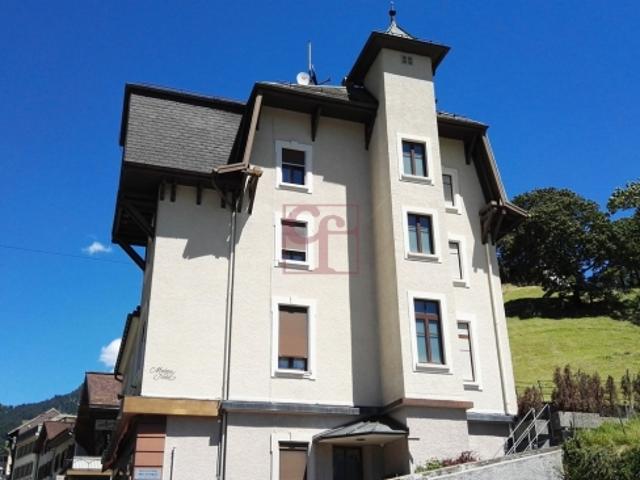Gemischtes Gebäude im Herzen des Dorfes