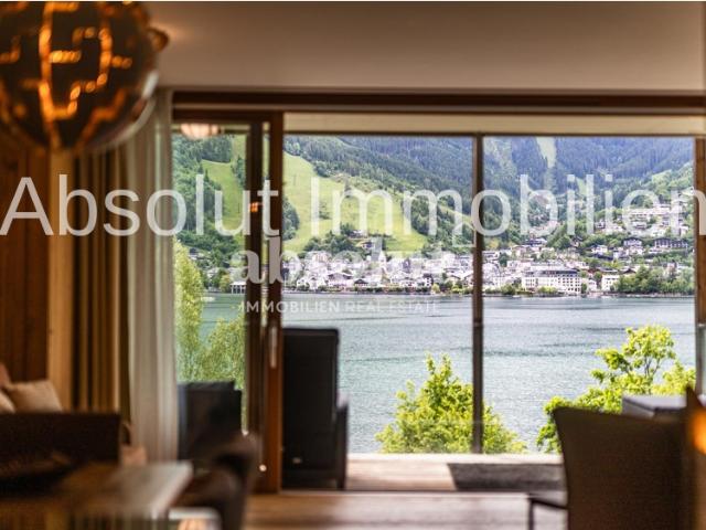 Genuss auf höchstem Niveau! Ferienwohnung mit 2 SZ und Panoramablick direkt am Ufer des Zeller Sees!