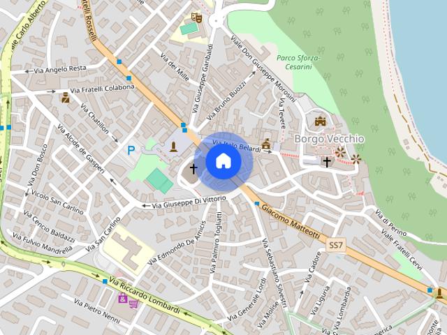 GENZANO DI ROMA TRILOCALE Con TERRAZZO MATTONATO