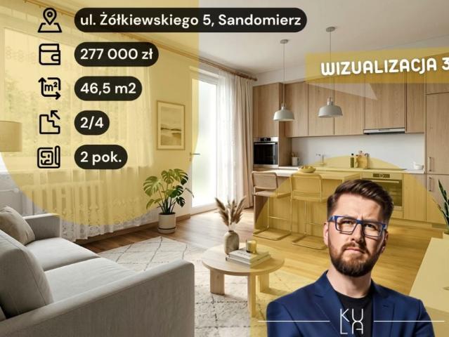 Gen. Żółkiewskiego Lina 46,50 m², Sandomierz
