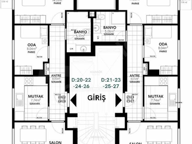 GENÇ'TEN ERENKÖY MARMARAYA KOMŞU 3 AY SONRA TESLİM 2+1 80 M2