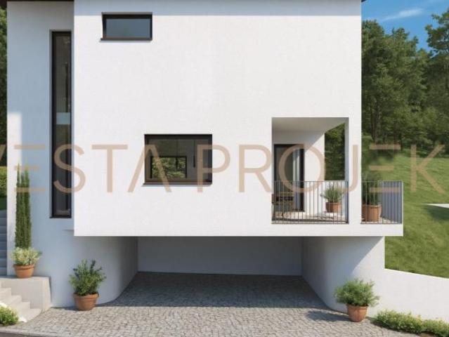 Genehmigtes Bauprojekt für zwei moderne Einfamilienhäuser mit Minergie Standard und Panoramablick