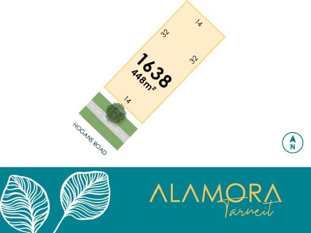 Generous 448m2 homesite with 14m frontage in Alamora's premium lifestyle community