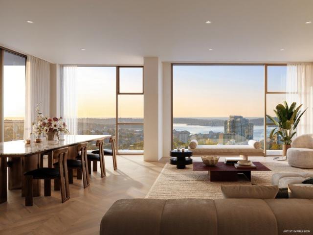 Generous 3 beds living area with views!