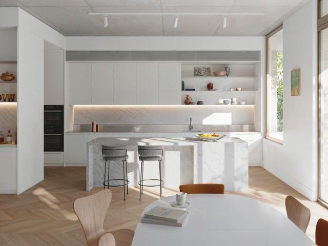 Generous Two Bedrooms Apartments with Lush Terraces or Balconies