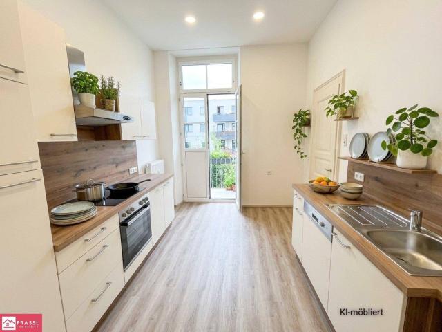 Generalsanierte 4 Zimmer Wohnung in Leoben, 110m², Balkon, vollsaniert, Top Lage!