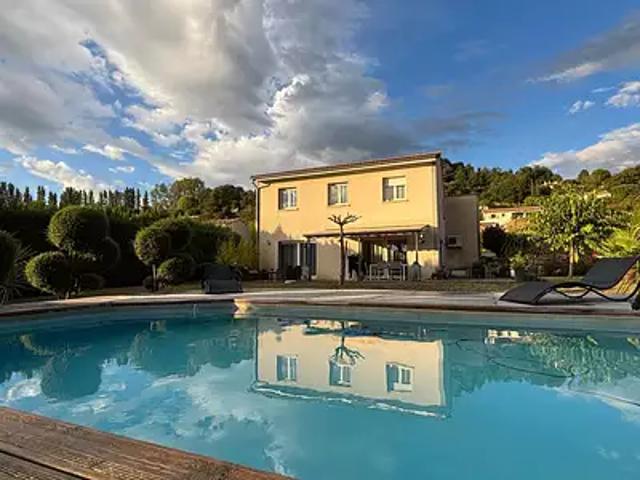 Geyssans 26750 Achat / Vente maison 6 pièces t6 piscine jardin