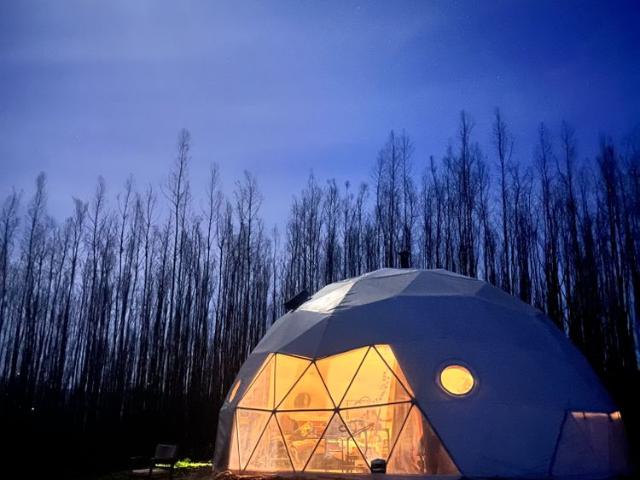 Geodesic Dome Yurt Off Grid Stay on Private Land