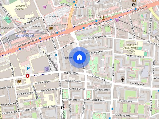 Georgette Apartments, Cendal Crescent, E1