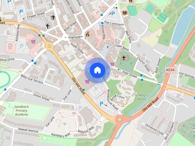 Georges Walk, Sandbach, CW11
